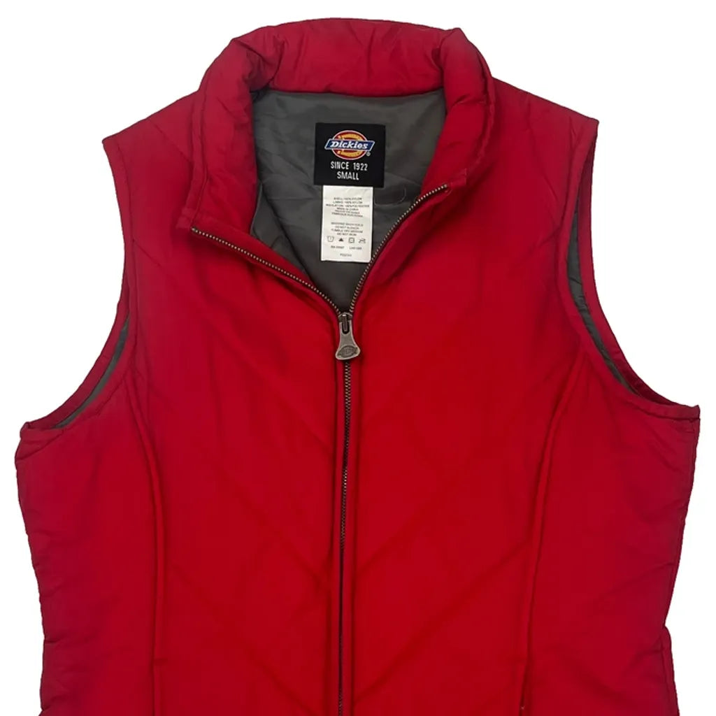 Dickies Vest - Small Red Nylon