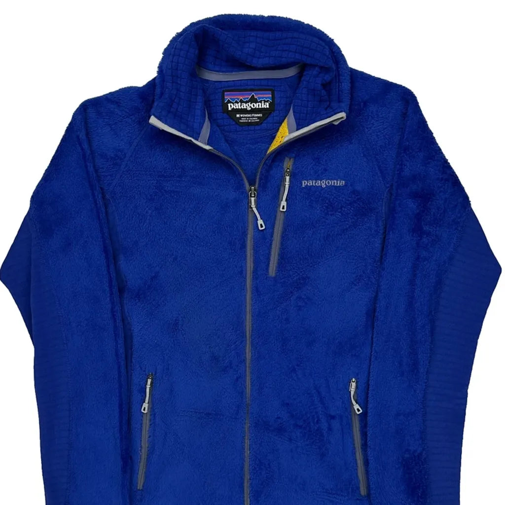 Patagonia Fleece Jacket - Medium Blue Polyester