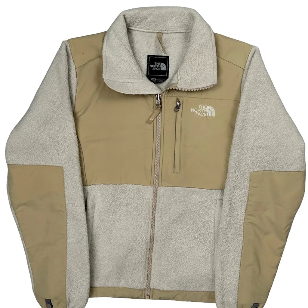 The North Face Denali Fleece Jacket - Small Beige Polyester