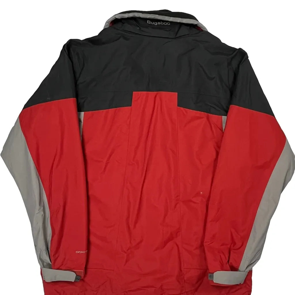 Columbia Ski Jacket - Large Red Polyester