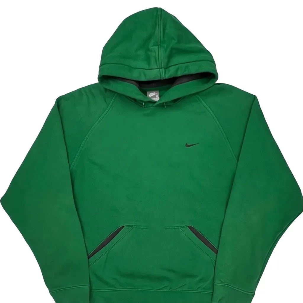 Nike Hoodie - Medium Green Cotton