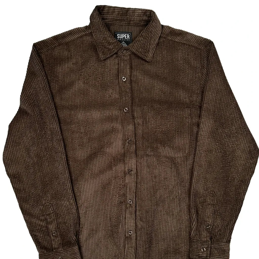 Super Massive Shirt - Medium Brown Corduroy