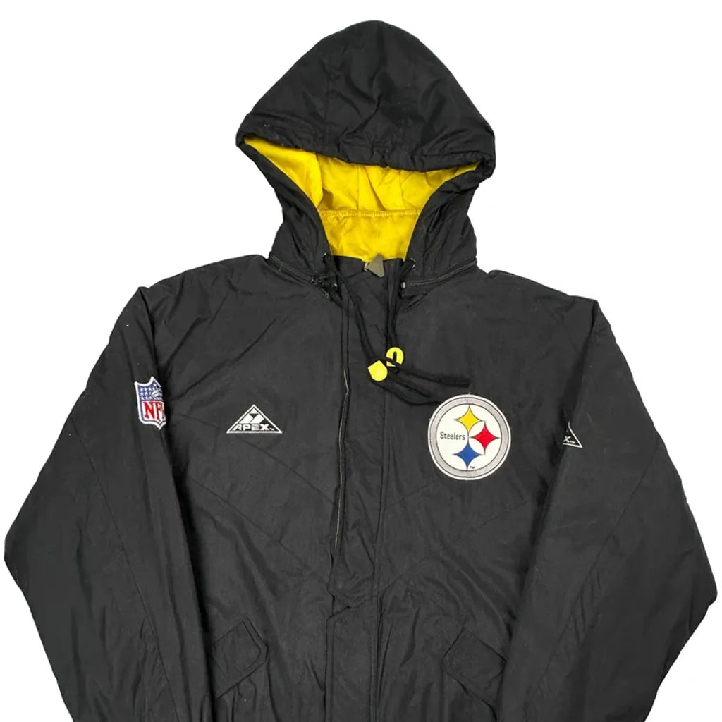 Steelers Nfl Football Jacket - XL Black Polyester