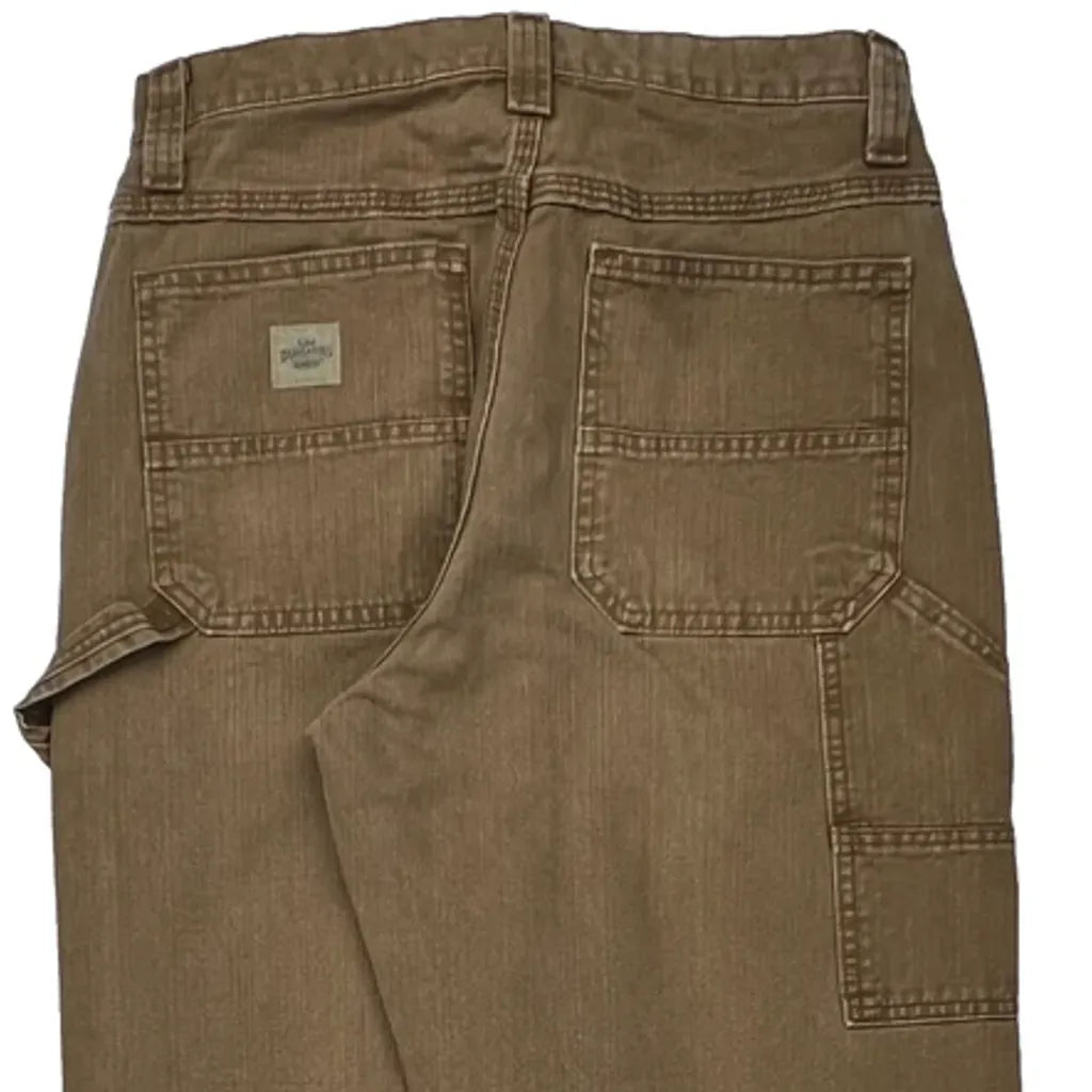 Wrangler Carpenter Pants - 31W 34L Brown Cotton