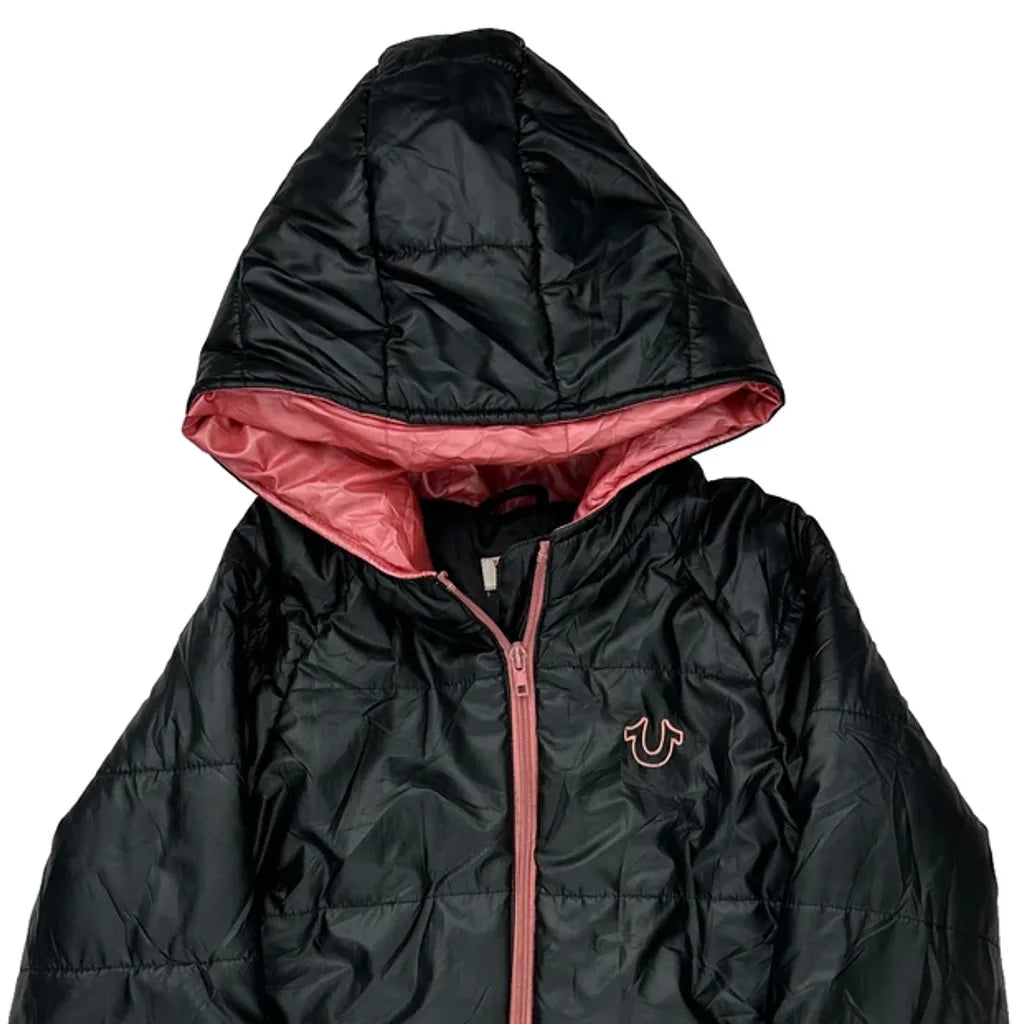 True Religion Puffer - Large Black Polyester