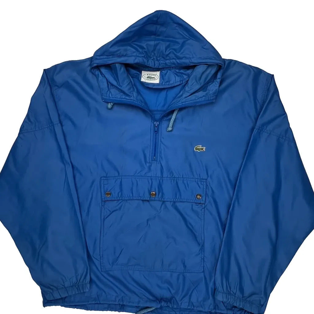 Lacoste Izod Windbreaker - XL Blue Nylon