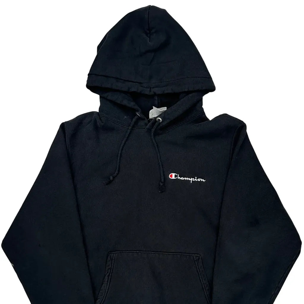 Reverse Weave Champion Hoodie - Medium Black Cotton Blend