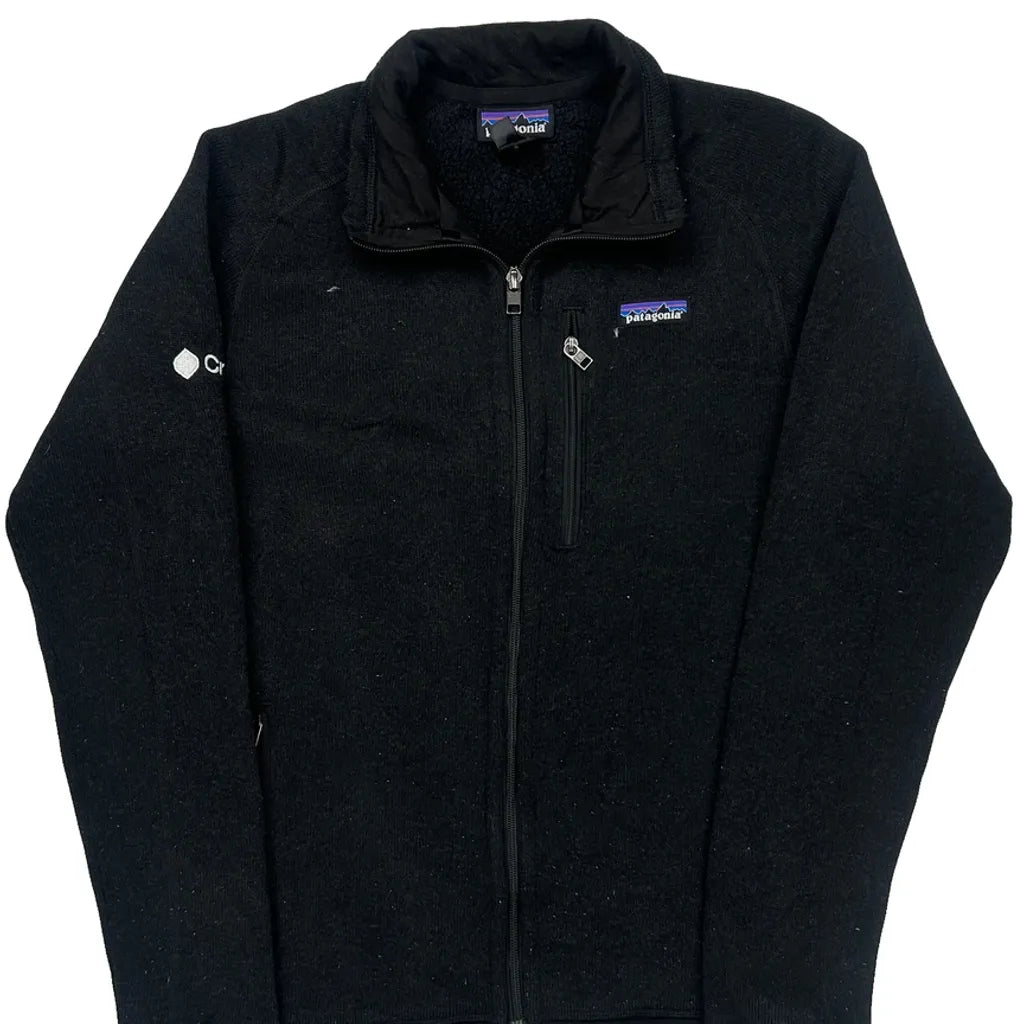 Patagonia Fleece Jacket - XS Black Polyester