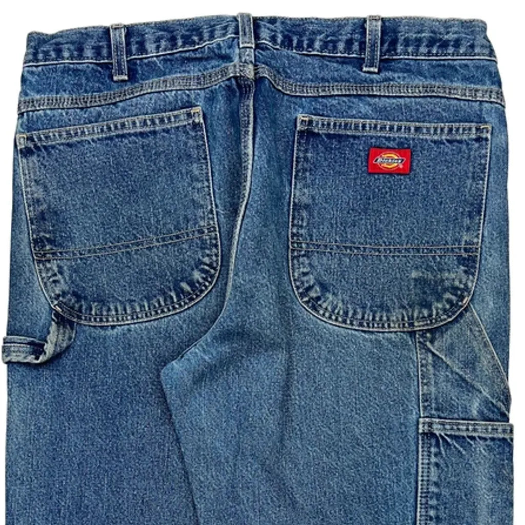 Dickies Carpenter Jeans - 36W 32L Blue Cotton
