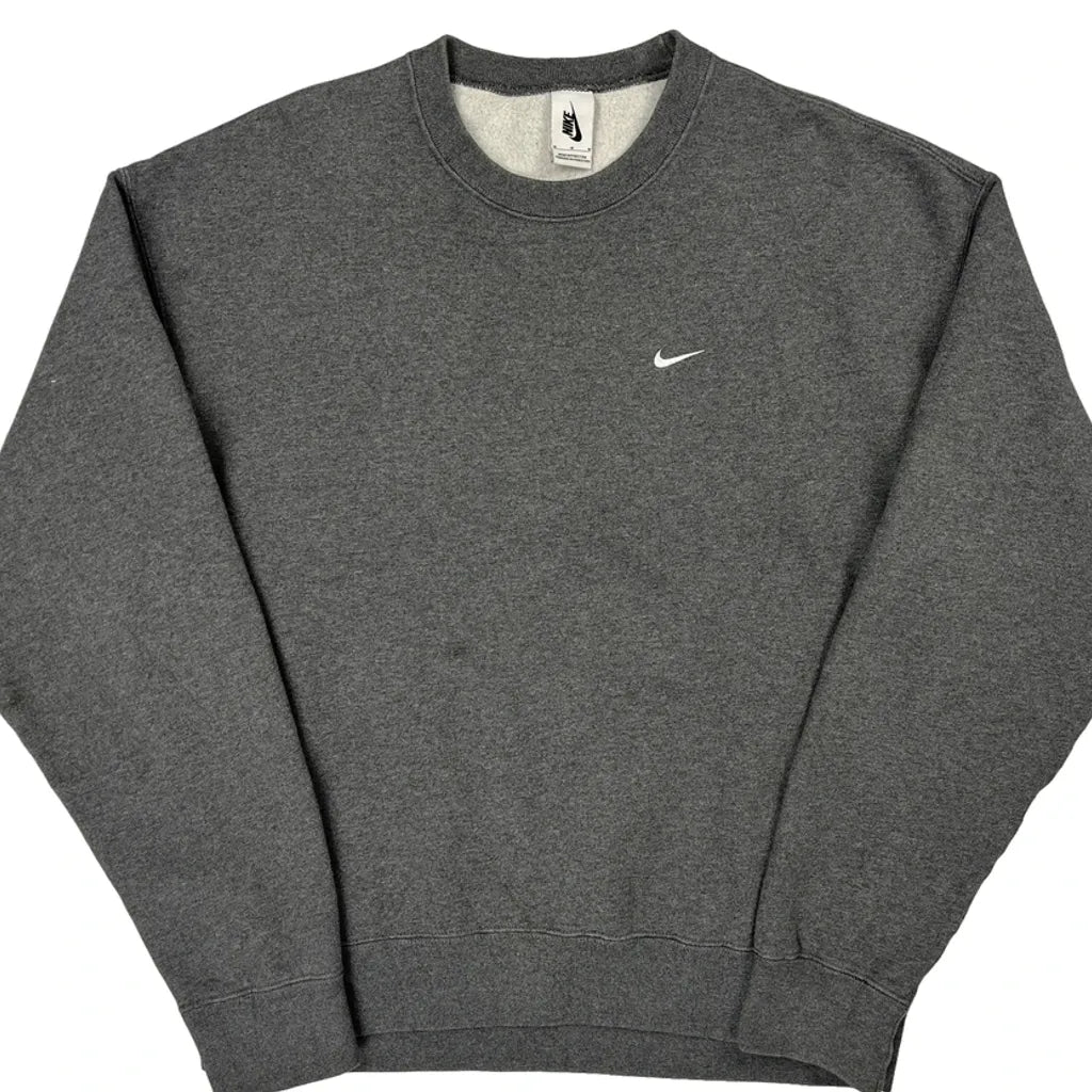 Nike Sweatshirt - Medium Gray Cotton Blend