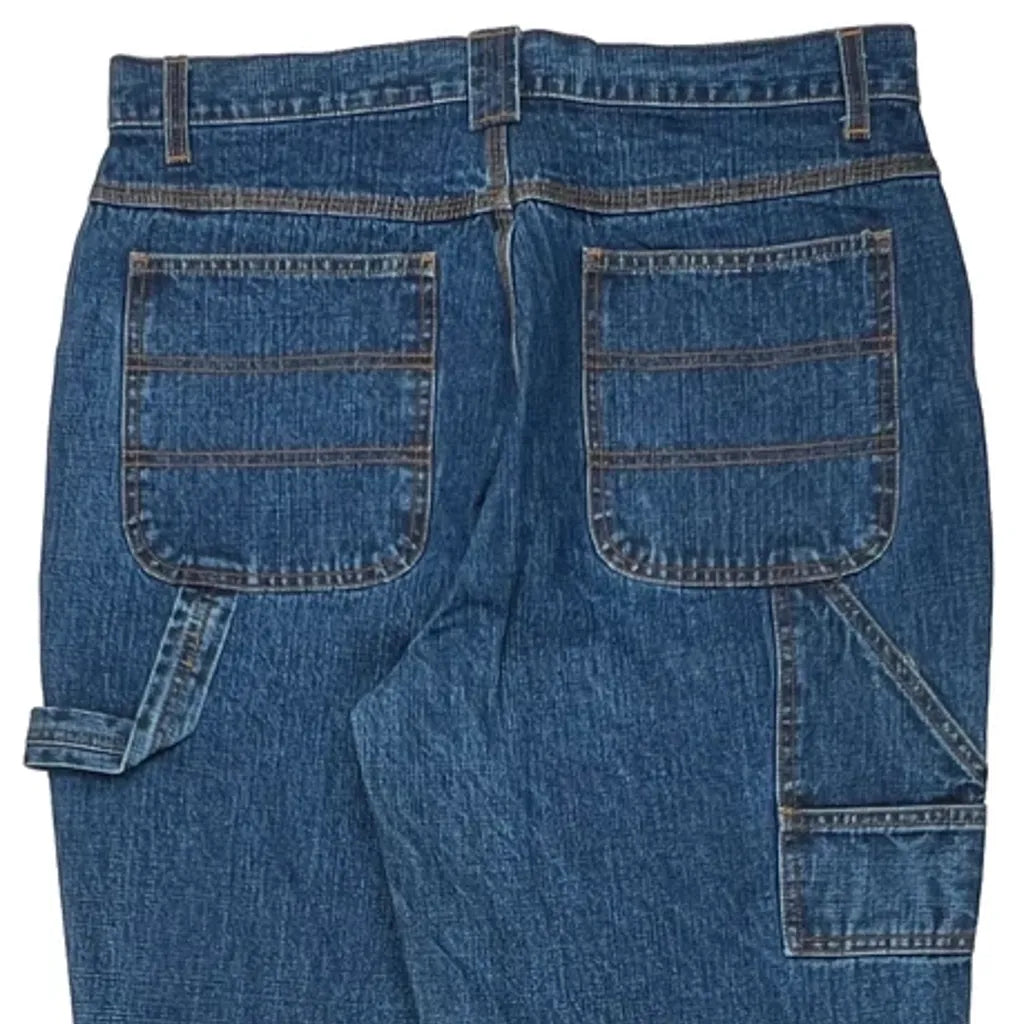 Bill Blass Carpenter Jeans - 34W US 12 Blue Cotton