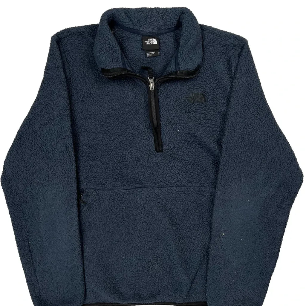The North Face Fleece - Large Blue Polyester