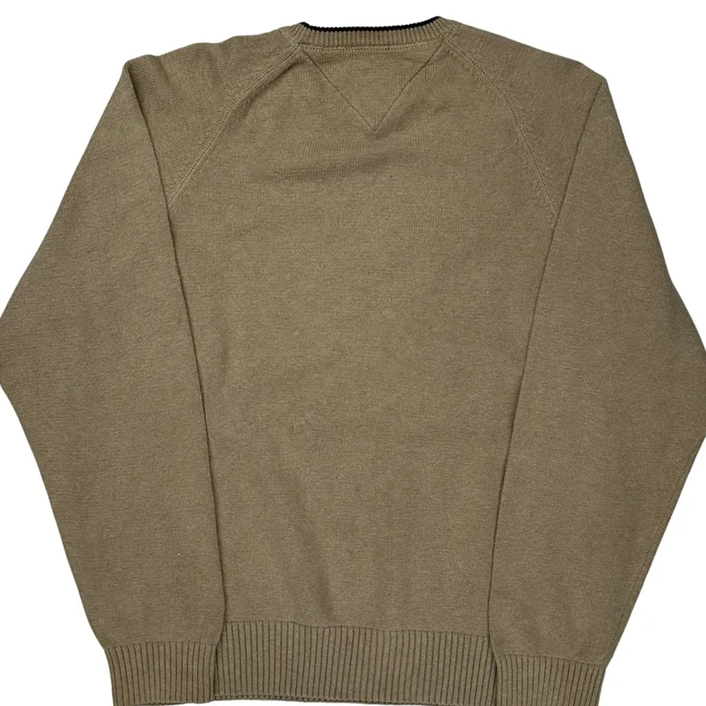 Tommy Hilfiger Sweater - Large Beige Cotton