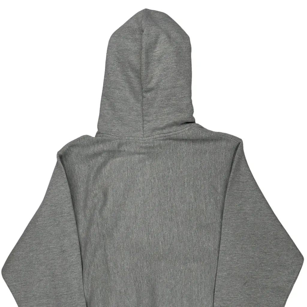 Reverse Weave Champion Chappy Graphic Hoodie - Small Gray Cotton Blend
