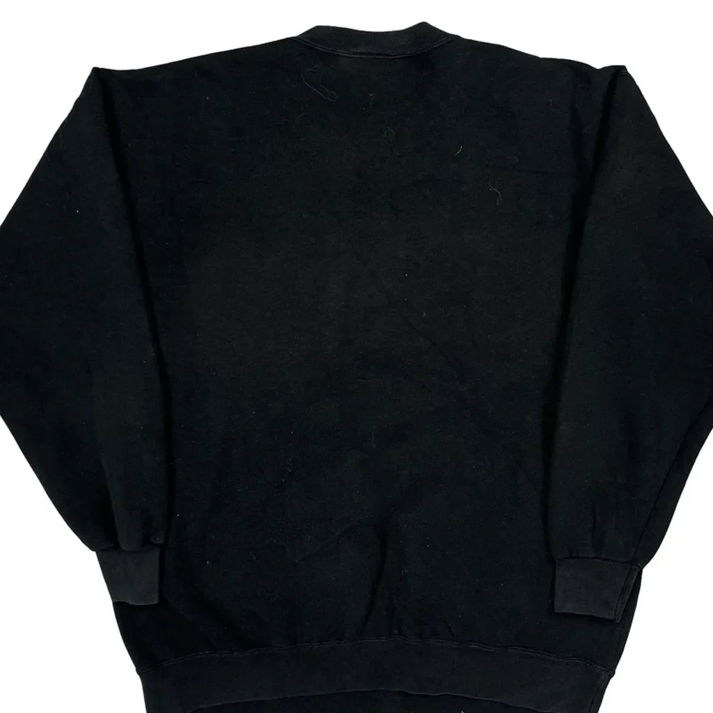 Planet Hollywood Graphic Sweatshirt - Medium Black Cotton