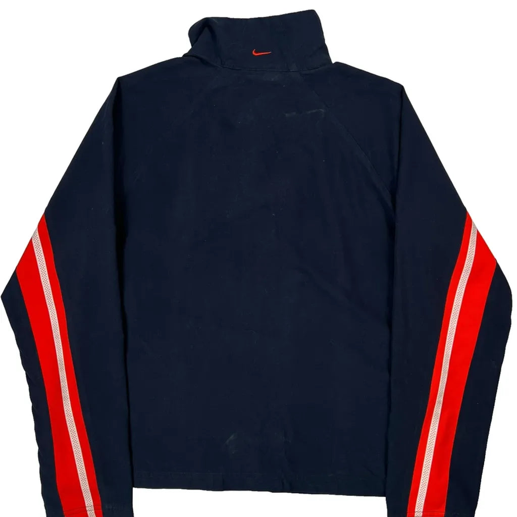 Nike Track Jacket - Medium Navy Polyester