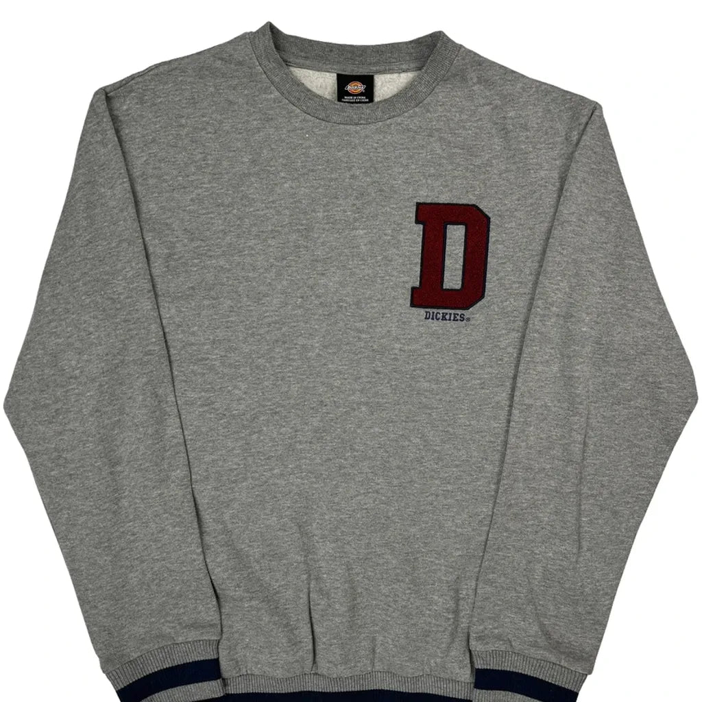 Dickies Sweatshirt - Large Gray Polyester Blend