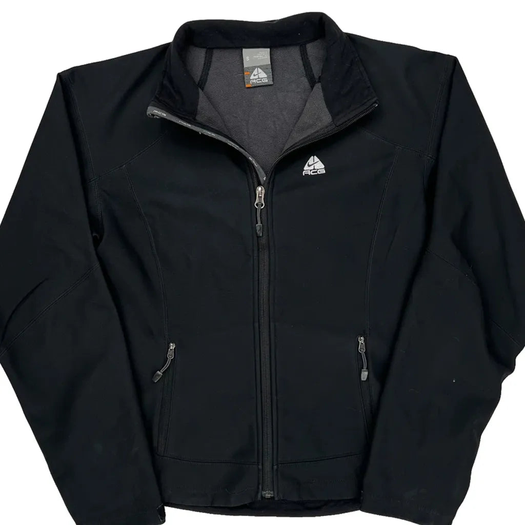 Nike Jacket - Small Black Polyester
