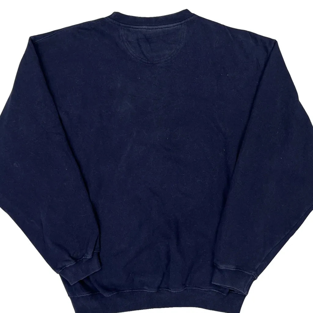 Hard Rock Cafe Graphic Sweatshirt - Medium Navy Cotton